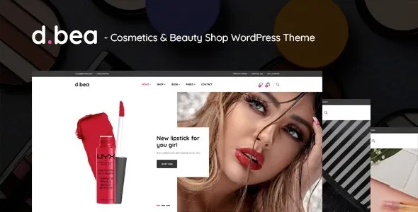 DBea v1.2化妆品和美容店 WordPress 主题 已免费